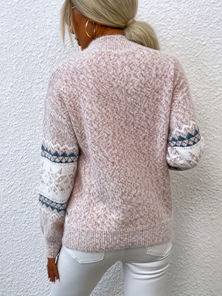 Oliva | Snowflake Knit Sweater