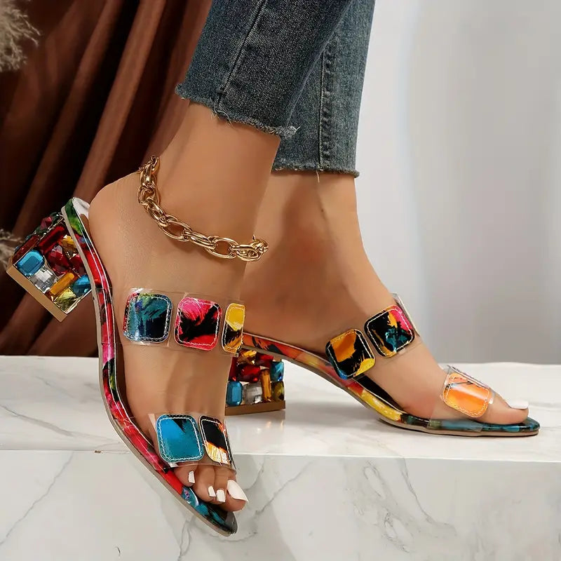 Tiara™ | Colorful Sandals with Double Strap