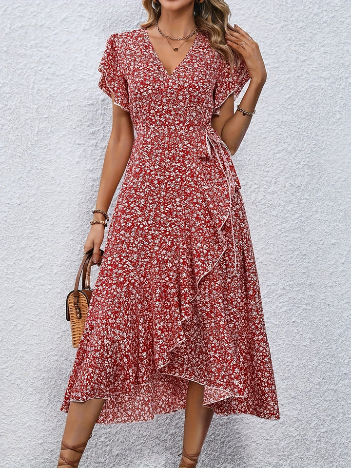 Emilia™ | Floral Midi Dress