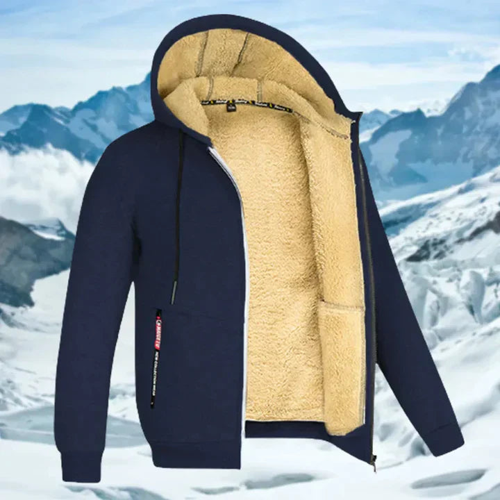 Arie™ | Men's Winter Jacket with Hood and Fleece