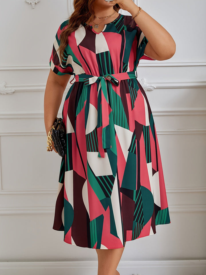 Bodine | Plus size tropical dress