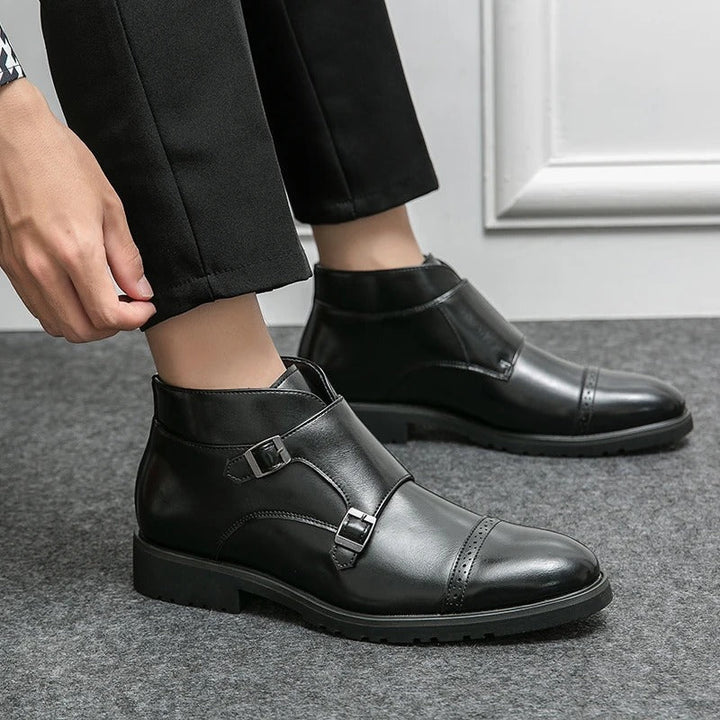 Darell | Double-monk Strap Boots