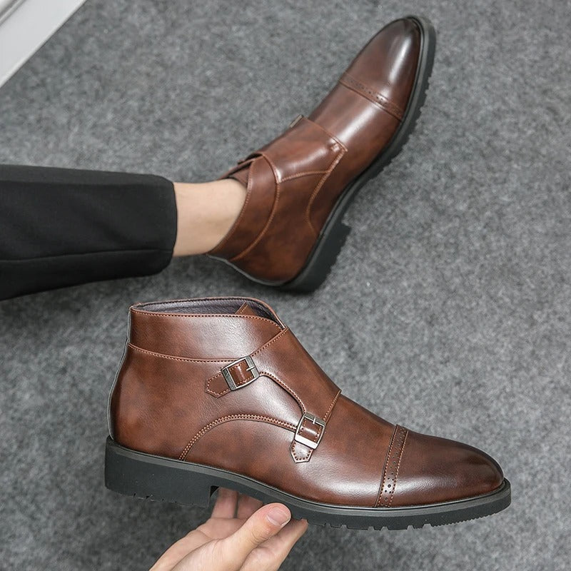 Darell | Double-monk Strap Boots