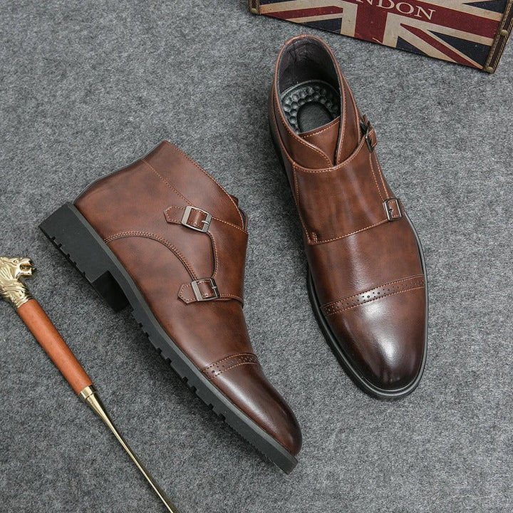 Darell | Double-monk Strap Boots