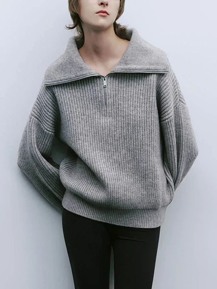 Melanie™ | Comfy Half-Zip Sweater