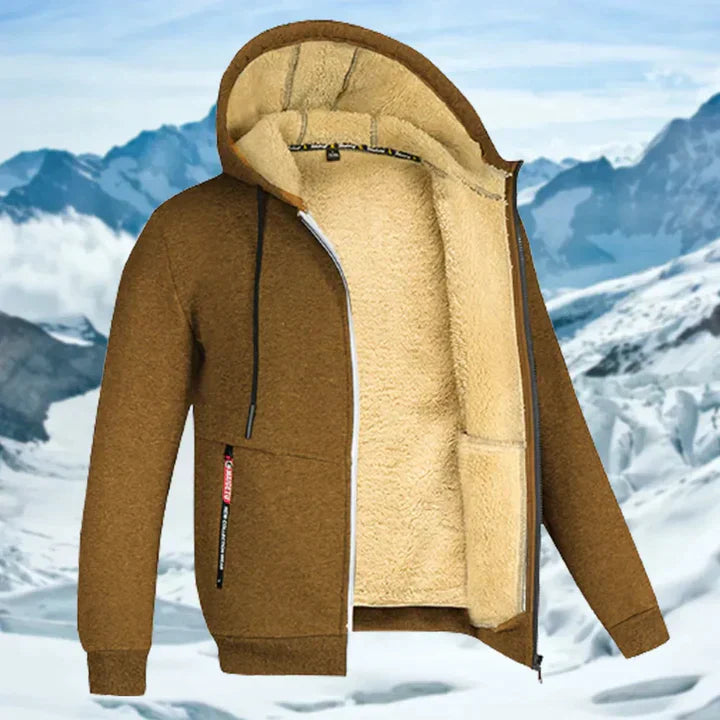 Arie™ | Men's Winter Jacket with Hood and Fleece