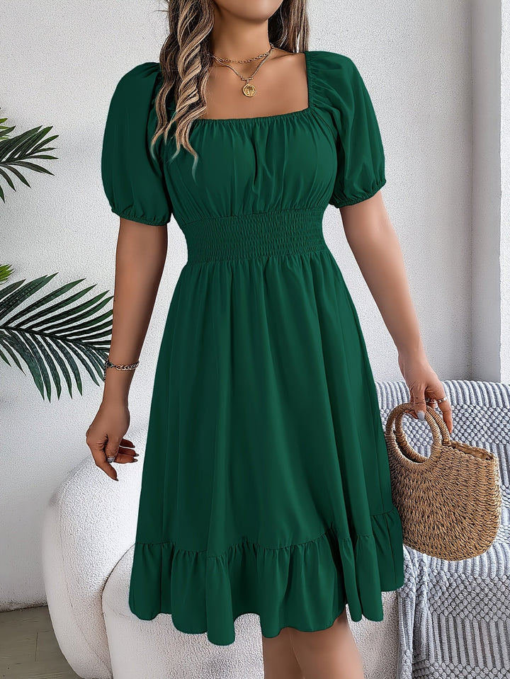 Sophia™ | Elegant Puff Sleeve Dress