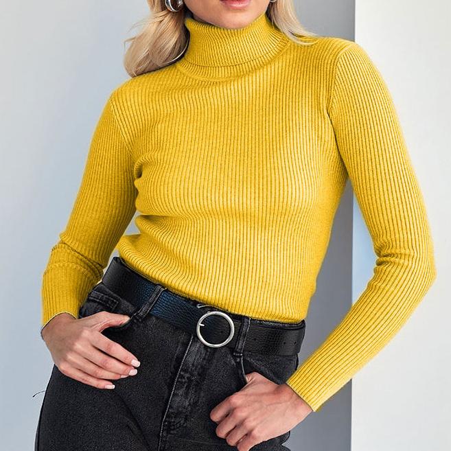 Karen™ | Ribbed Turtleneck Sweater