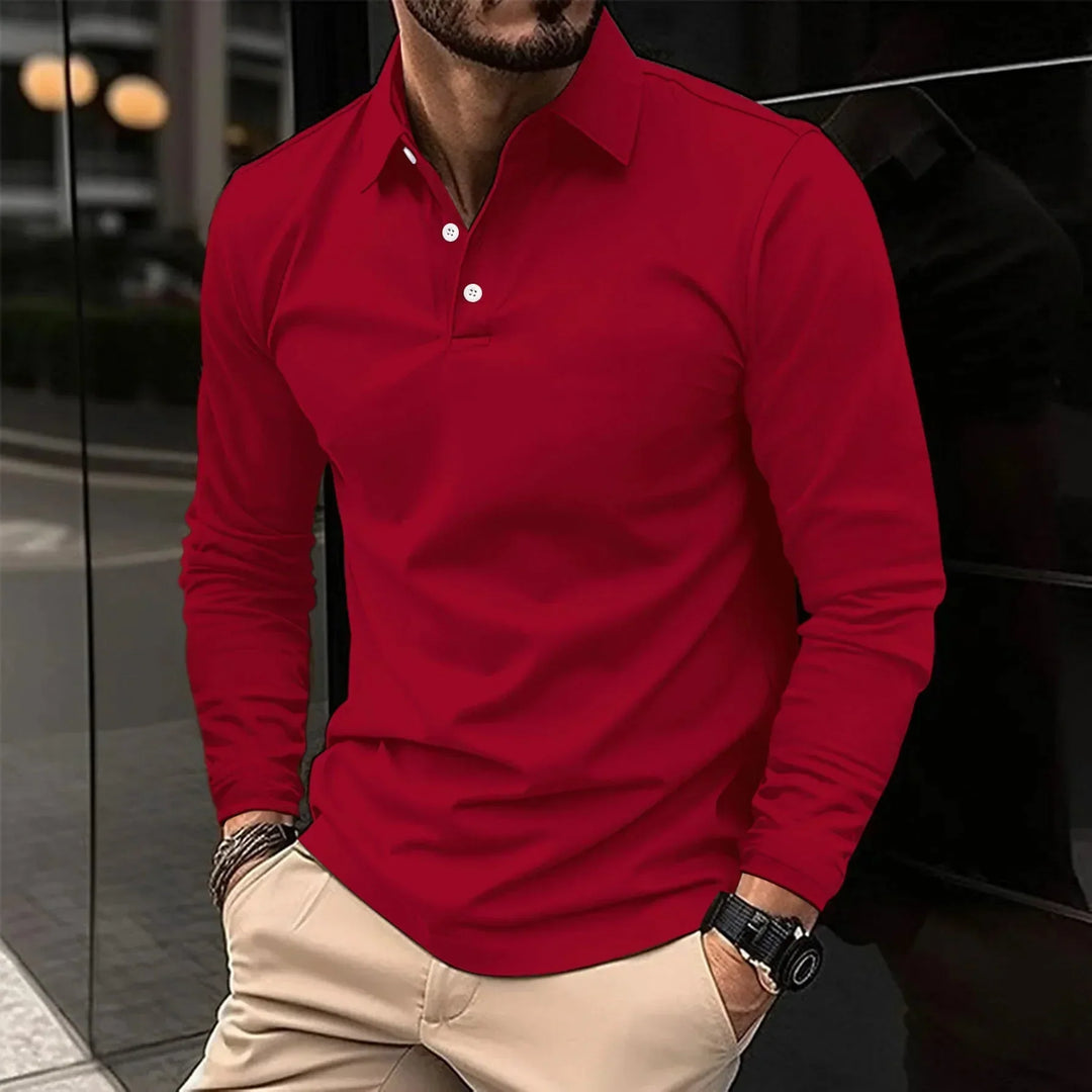 Kayce™ | Casual Long-Sleeve Polo