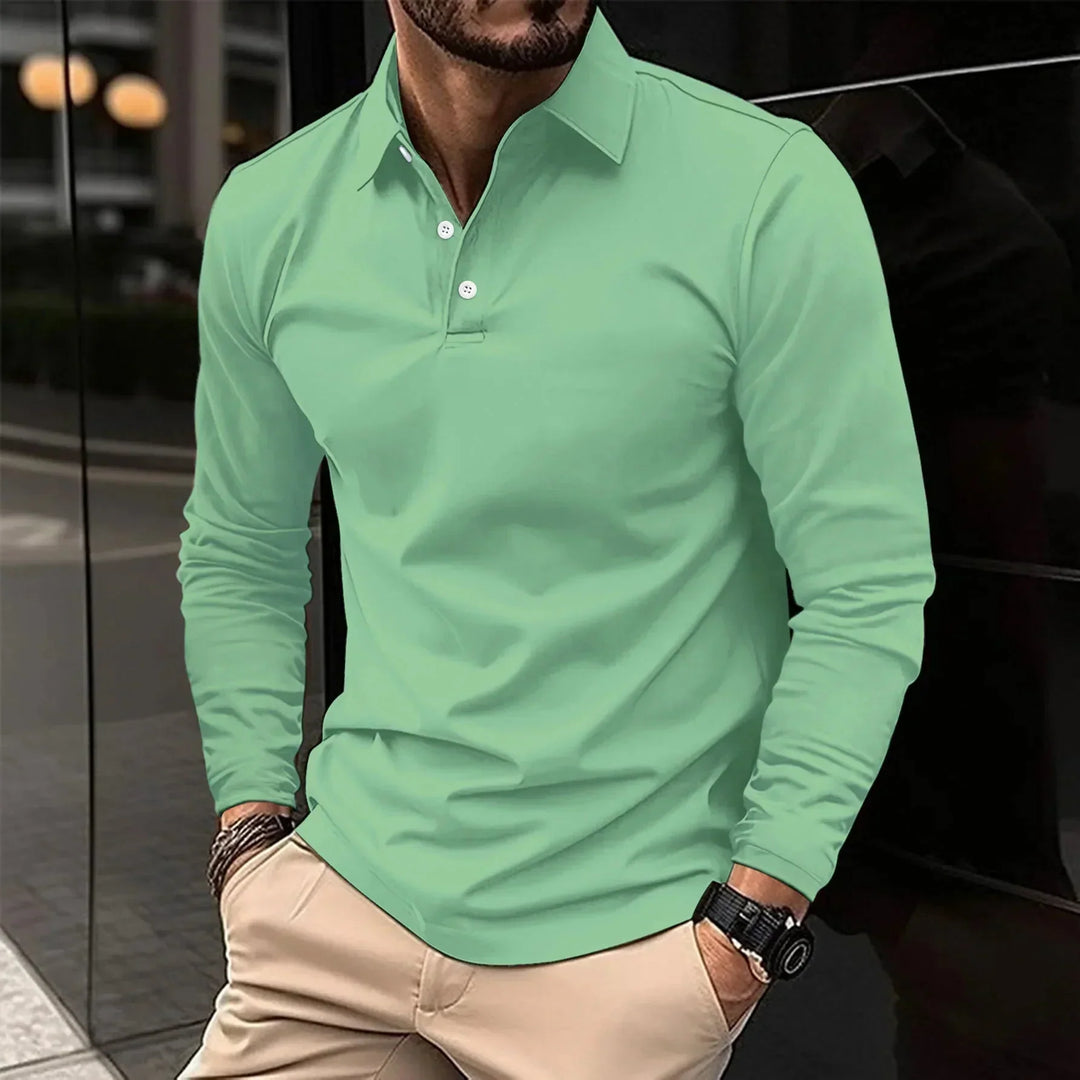 Kayce™ | Casual Long-Sleeve Polo